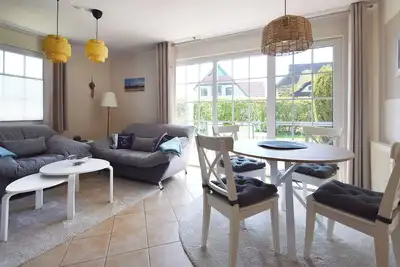 Image de Cozy first floor apartment with south-facing terrace, Wlan, washing machine, max. 4 p.