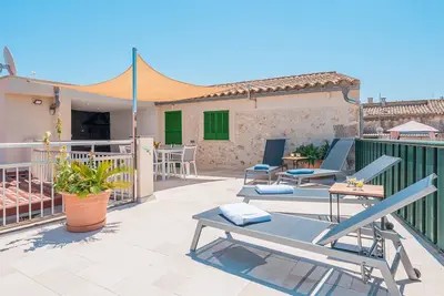 Image de Maison \"Casa en Sineu\", avec vue sur les montagnes, terrasse et Wi-Fi.
