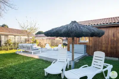 Image de Sanguinet maison classée 3 étoiles tout confort 600m du lac