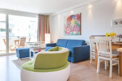 Image de Blue Water - House Eidum, on the beach, 2 room apartment with balcony