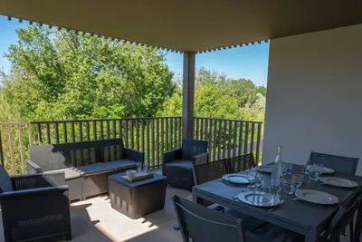 Image de Riboleys - T4 avec clim et piscine à 400m de la mer