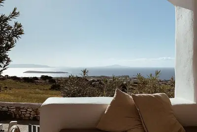 Image de Maisonette avec vue imprenable sur les cyclades