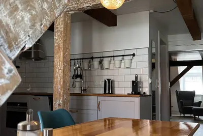 Image de Central, cozy and Nordic: city apartment, 10 minutes walk to the Ozeaneum