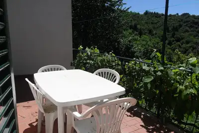 Accommodation overlooking the forest for a quiet vacation