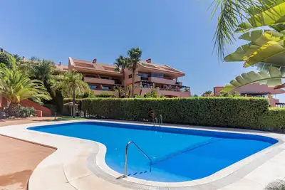 Image de Appartement 'Cascadas' avec vue sur la mer, balcon, piscine partagée et Wi-Fi