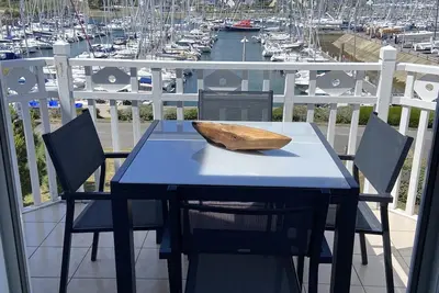 Image de Port du Crouesty. Duplex rénové, calme, terrasse, idéal en famille (6 pers)