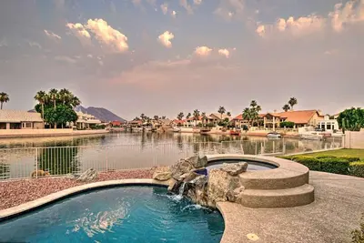 Image de Luxe Lakefront Home w/ Pool, Hot Tub, & Boat Dock!