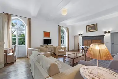 Image de Appartement \"Quadrilocale Camelot\" avec vue sur les montagnes, balcon et Wi-Fi. Animaux admis.