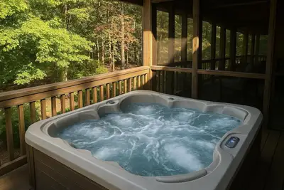 Image de Pickwick*Hot Tub*5 Min to Lake*Firepit*Screen Porch Tv
