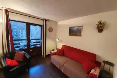 Image de À 300m des pistes de ski, 2ème étage, vue forêt, balcon, télévision, 25m², Les Orres