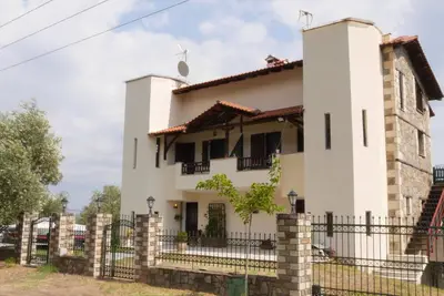Image de Thea Thalassa Sea View stone tranditional villa/hot tub-5 min from the beach