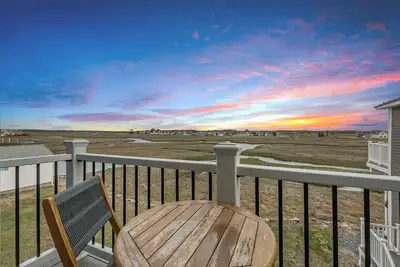 Sunset Views | Breakfast Balcony | Marsh Views |Ac