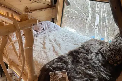 Image de The Birch Birch Treehouse at Sugarbush!