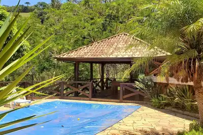 Image de Casa no campo com cachoeira privativa - 10 pessoas