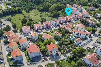 Image de Appartement de deux chambres avec le balcon Baska, Krk (A-19433-b)