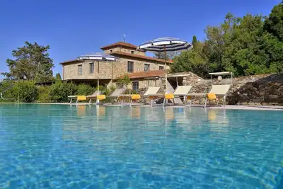 Image de Grande villa avec piscine chauffée, climatisation, Wi-Fi, barbecue, 22 pers