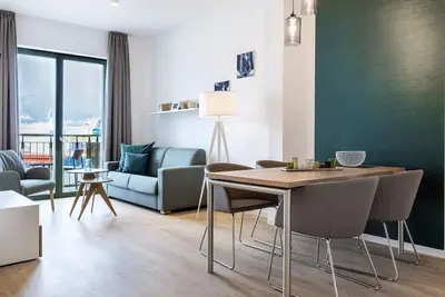 Image de Great apartment in harbor location with balcony and view of the maritime harbor life -