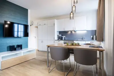 Image de Stylish apartment with balcony in an exceptional harbor location with use of sauna