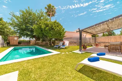 Image de Villa \"Ca Na Campins\" avec vue sur les montagnes, piscine, terrasses & Wi-Fi