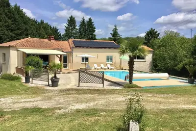 Image de Gîte 4 chambres avec piscine privée vallée de la Dordogne