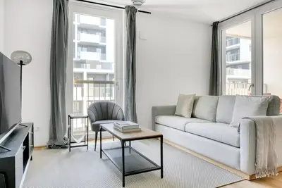 Image de Modern Leopoldstadt 2br w/ Loggia, Gym & Sauna, near U2, by Blueground