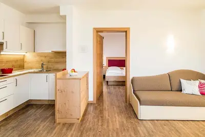 Image de Appartement de vacances 'Rasnerhof Ferienwohnung Talblick' avec vue sur les montagnes et Wi-Fi