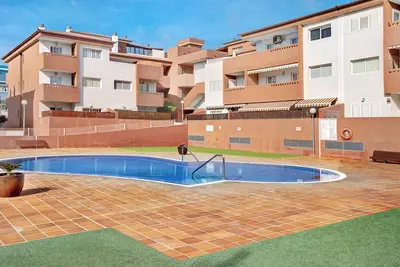 Image de Maison de vacances 'Puertito Guimar' près de la plage avec balcon, piscine extérieure et Wi-Fi