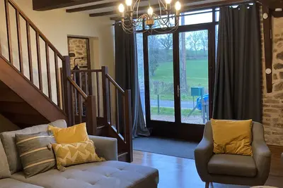 Image de Beautifully converted barn in the heart of rural France.