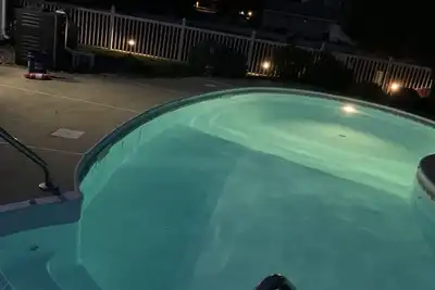 Image de Lagoon front home with salt water heated pool