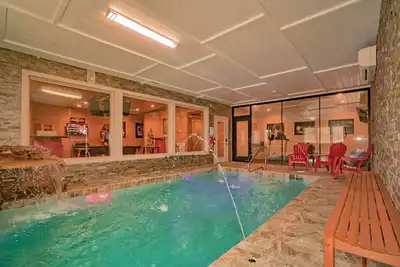 Image de Huckleberry Hill: Indoor Pool, Game & Theater Room! Hot Tub, Luxury, near Attractions!