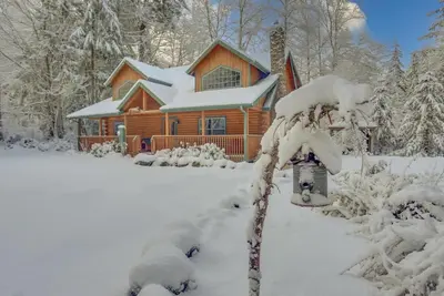 Image de Zigzag Mountain Lodge, family getaway, fireplace, Bbq, hot tub, dog friendly