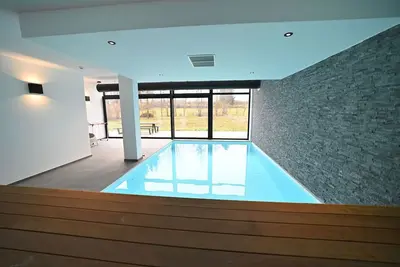 Image de Moulin Ă eau avec piscine et sauna