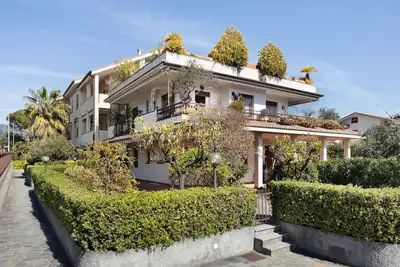 Image de Maison de vacances 'Casa di Oleg' avec vue sur la mer, terrasse et jardin