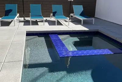 Modern home completely remodeled with Free Pool And Spa Heating.