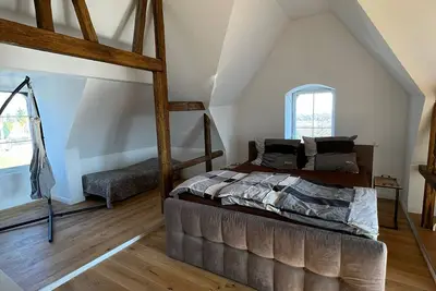 Image de Live like in the castle in the old train station (max. 7 guests) - prices may vary!