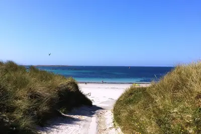 Image de La plage à pied, Villa 6 Pers Gîte de France n°17211, Jardin Clos, Calme, Gr34.