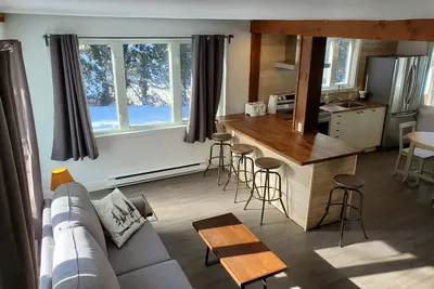 Image de Petit chalet rustique au bord du lac avec spa