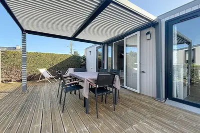 Image de Mobil-Home Grand Confort, 200 m Plage, 4 Pers, 2 Chambres, 2 Sdb, Piscine, Parking