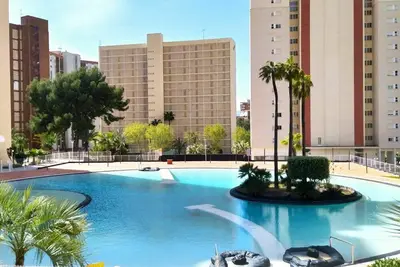 Image de Bel appartement avec piscine, Wifi, climatisation, Tv, terrasse, animaux admis et parking