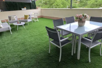 Modern Accommodation With Spectacular Terrace Next To Barcelona.