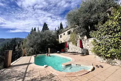 Image de Proche Nice & Monaco grande villa avec piscine privée, 12 personnes