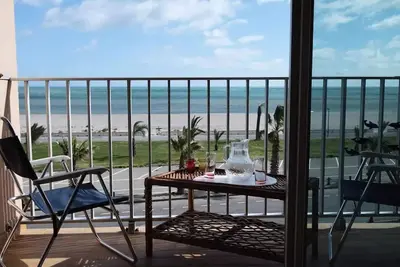 Image de Blick auf das Meer Wohnung T2 in Residenz mit Parkplatz - 5sol16