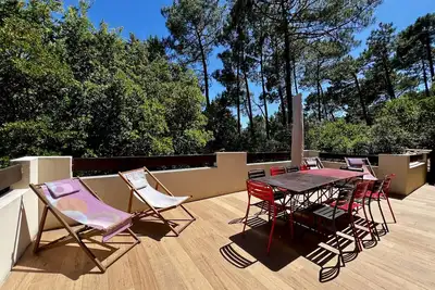 Image de Villa rénovée 5 ch. Wifi Lacanau Haut Carreyre - 386037