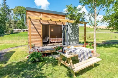 Image de Moderne-Cabine-Douche-Vue sur la campagne