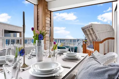 Image de Henrys Beachbude - infrared sauna, bath tub, fireplace, balcony, beach chair, 2 floors