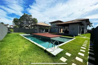 Image de House with pool on the best beach in Itacimirim!