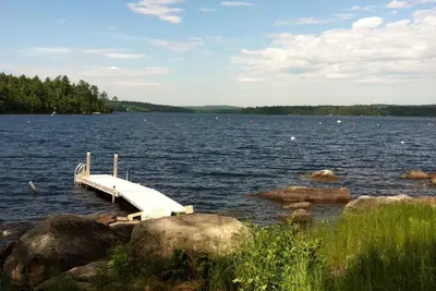 Image de Lake House on Great Moose Lake with dock, swimming area, boat landing, and more!