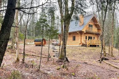 Image de Bois Rond ♥ Intimité ✦ Accès au Lac Naturel ☼ Foyer au bois ♡ Sauna
