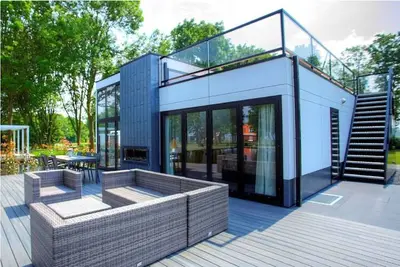 Image de Maison de vacances avec terrasse sur le toit