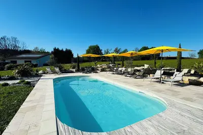 Image de Dépaysement dans une belle villa avec piscine chauffée et sécurisée